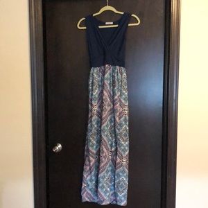 Navy Summer Maxi Dress